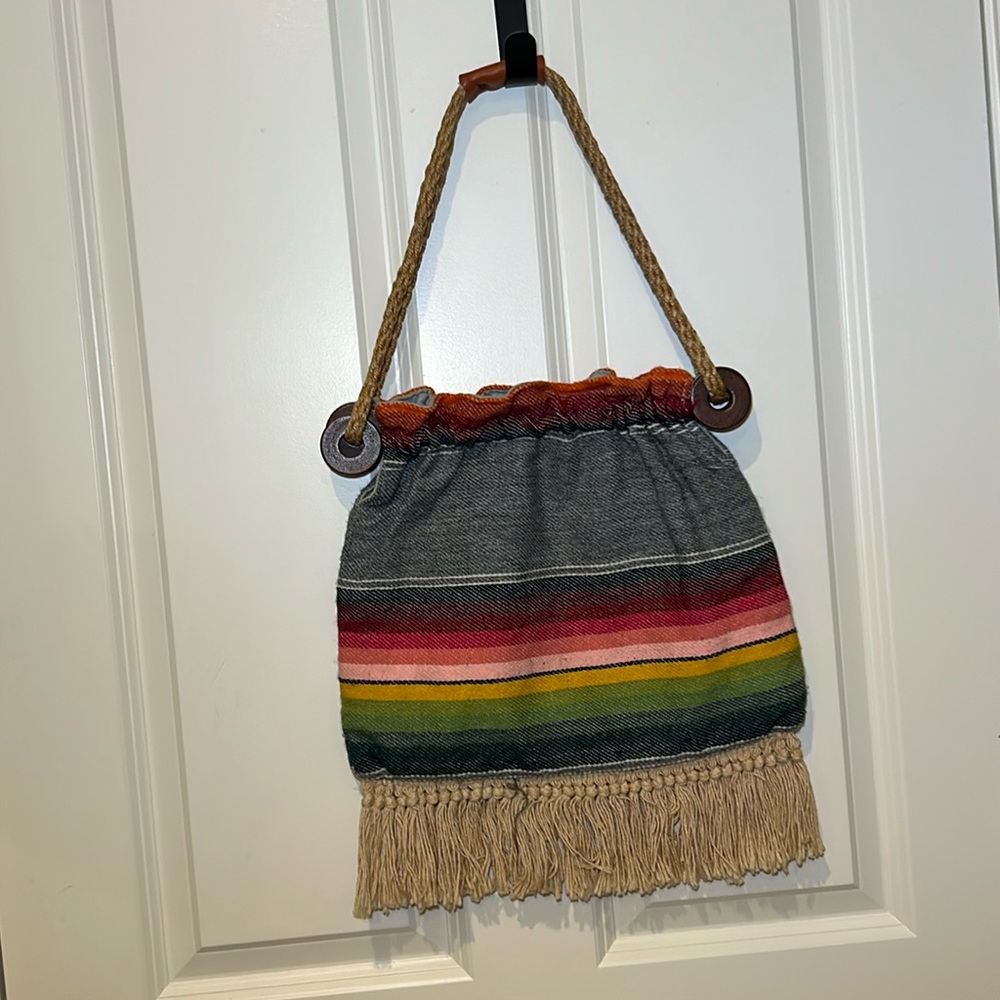 Vintage Carpetbags of America purse.  All the colors!!